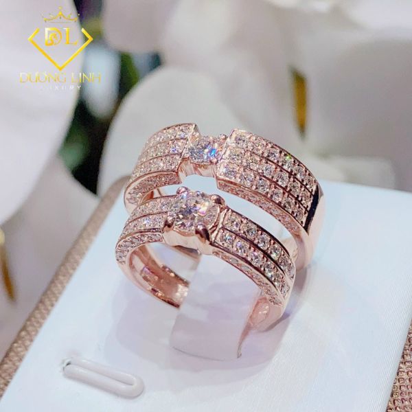 Nhẫn Cưới Cặp Kim Cương – N191